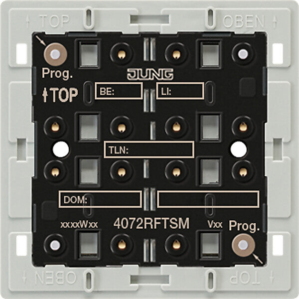 JUNG KNX Funk-Tastsensor-Modul Adapterrahmen 2-fach 4072 RF TSM